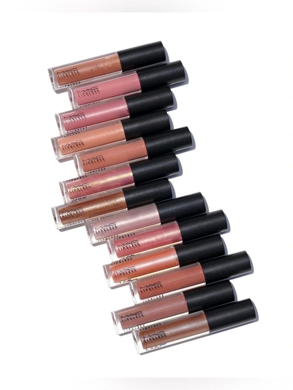 NEW✅ MAC LipGlass Lip Gloss • 309 Lust • Peachy Nude Shimmer • New in Box